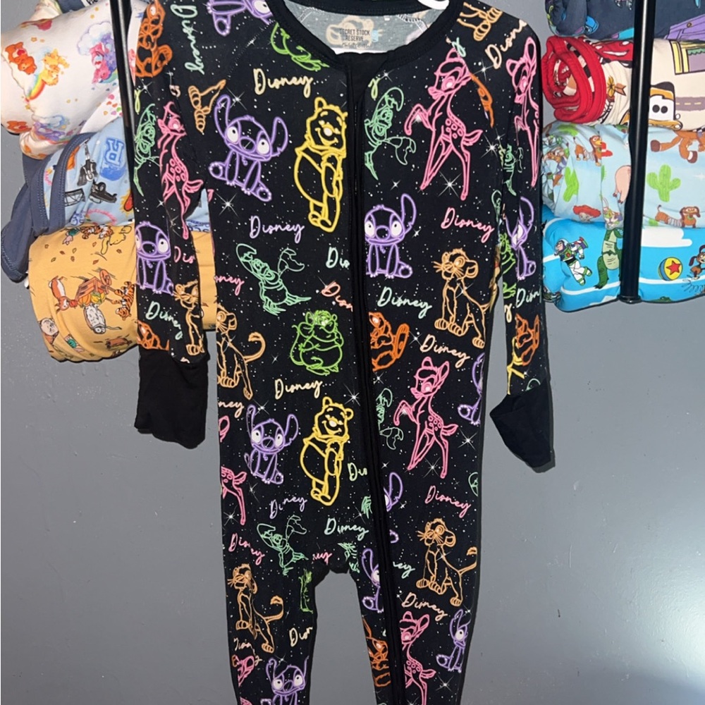Disney Kids One Piece Pajama - Multicolor
